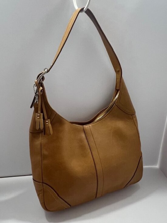 Coach Handbags - COACH HAMILTON HOBO LEATHER SHOULDER BAG #10280 CAMEL